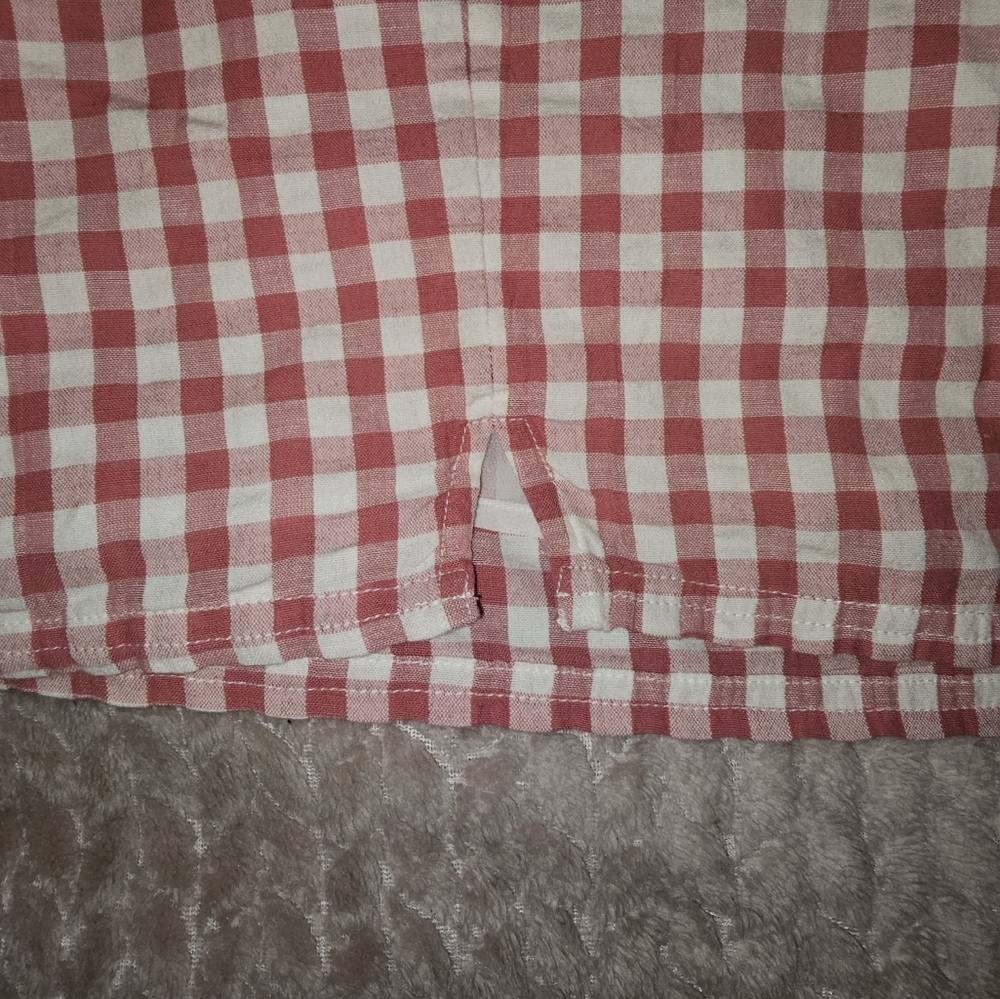 American Eagle Gingham Skirt sz S - Picture 2 of 6